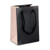 Black And Pink Gift Bag Small Pack of 10