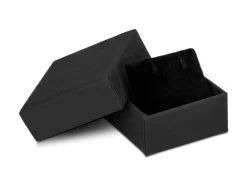 Black Card Soft Touch Earring Box