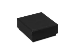 Black Card Soft Touch Earring Box