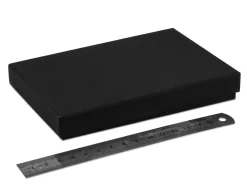 Black Card Soft Touch Necklace Box