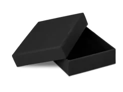 Black Card Soft Touch Pendant Box