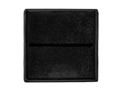 Black Card Soft Touch Ring Box