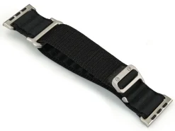 Black Fabric Strap For Apple Watch, Compatible With 42/44/45/49mm Models