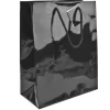 Black Gloss Gift Bag, Small Pack of 5 170x120x75mm