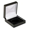 Black Leatherette Crown Coin Box