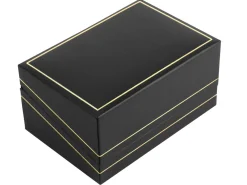 Black Leatherette Cufflink Box