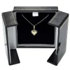 Black Leatherette 2 Door Pendant Box