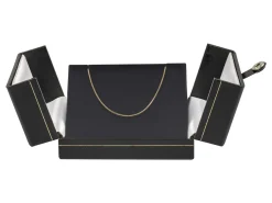 Black Leatherette 2 Door Pendant Box