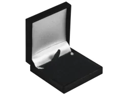 Black Leatherette Postal Earring Box
