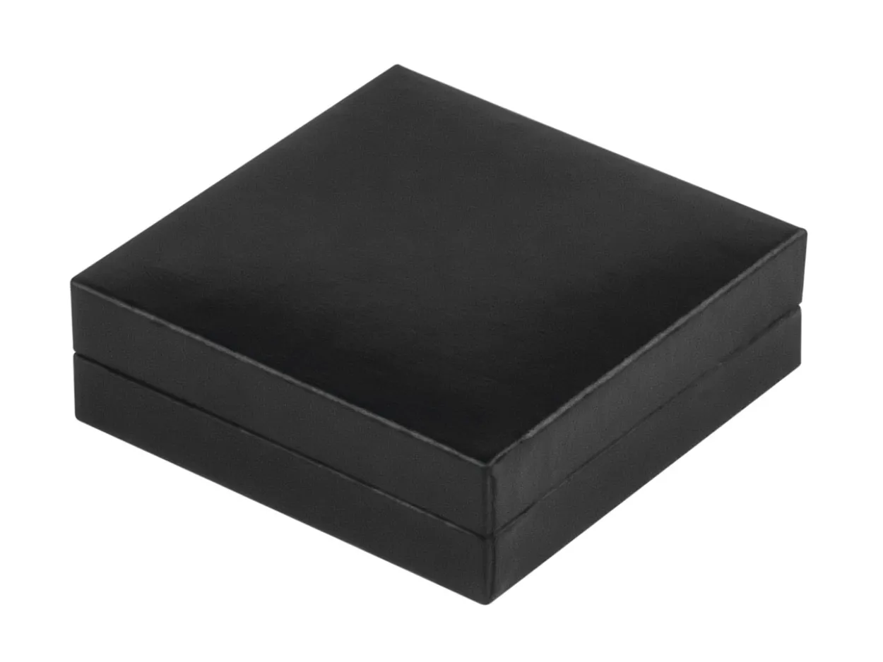 Black Leatherette Postal Earring Box