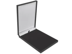 Black Leatherette Postal Necklace Box