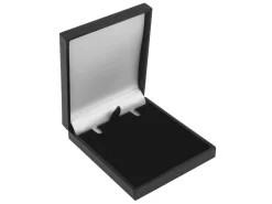 Black Leatherette Postal Pendant Box