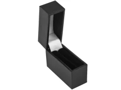 Black Leatherette Postal Ring Box