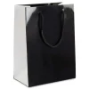 Black Monochrome Gift Bag Medium Pack of 10