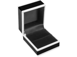 Black Monochrome Ring Box