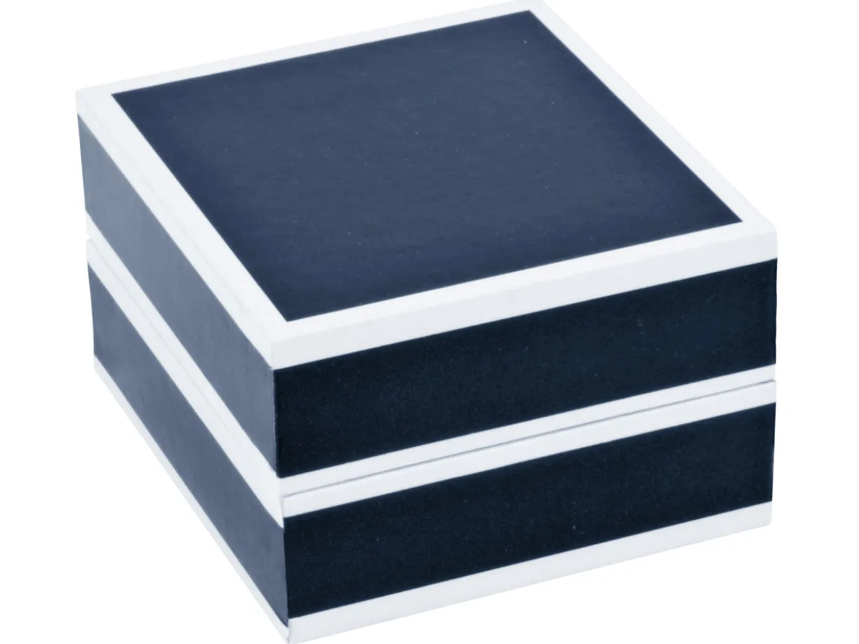 Black Monochrome Stud Earring Box