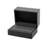 Black Satin Double Ring Box