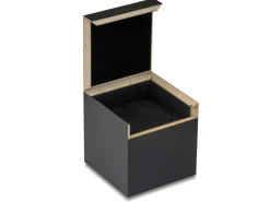 Black Seamless Ring Box