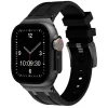 Black Silicone Strap For Apple Watch, Compatible With 38/40/41mm Models
