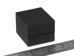 Black Soft Touch Earring Box