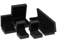 Black Soft Touch Earring Box