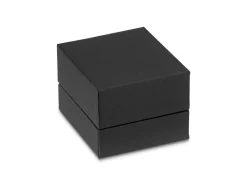 Black Soft Touch Ring Box