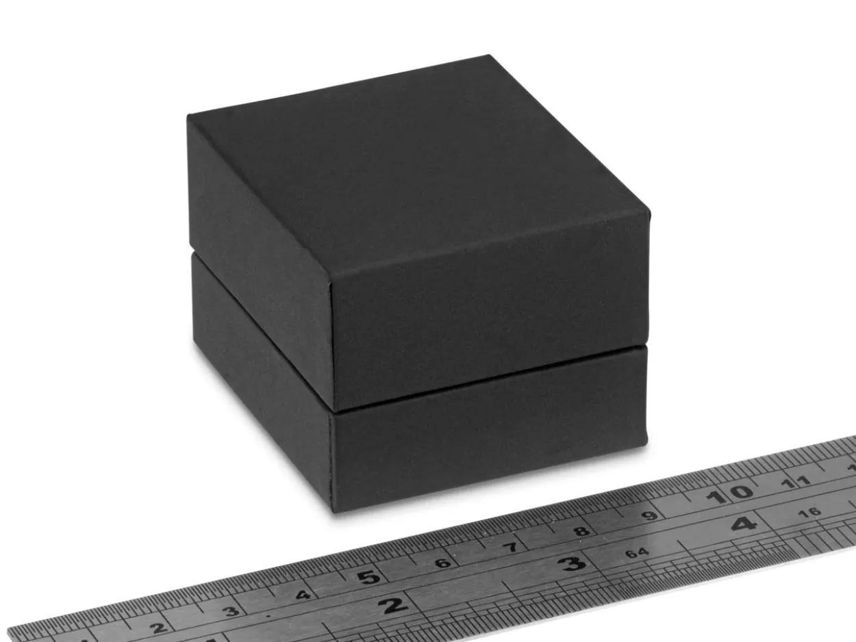 Black Soft Touch Ring Box