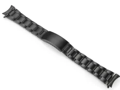 Black Stainless Steel Watch Bracelet, 12-16mm