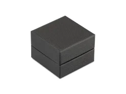 Black Textured Eco Earring Box