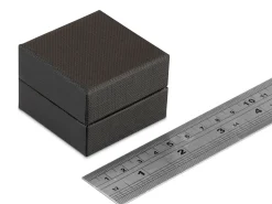 Black Textured Eco Ring Box