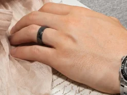 Black Zirconium Court Polished Wedding Ring 8.0mm, Size Z, 2.0mm Wall