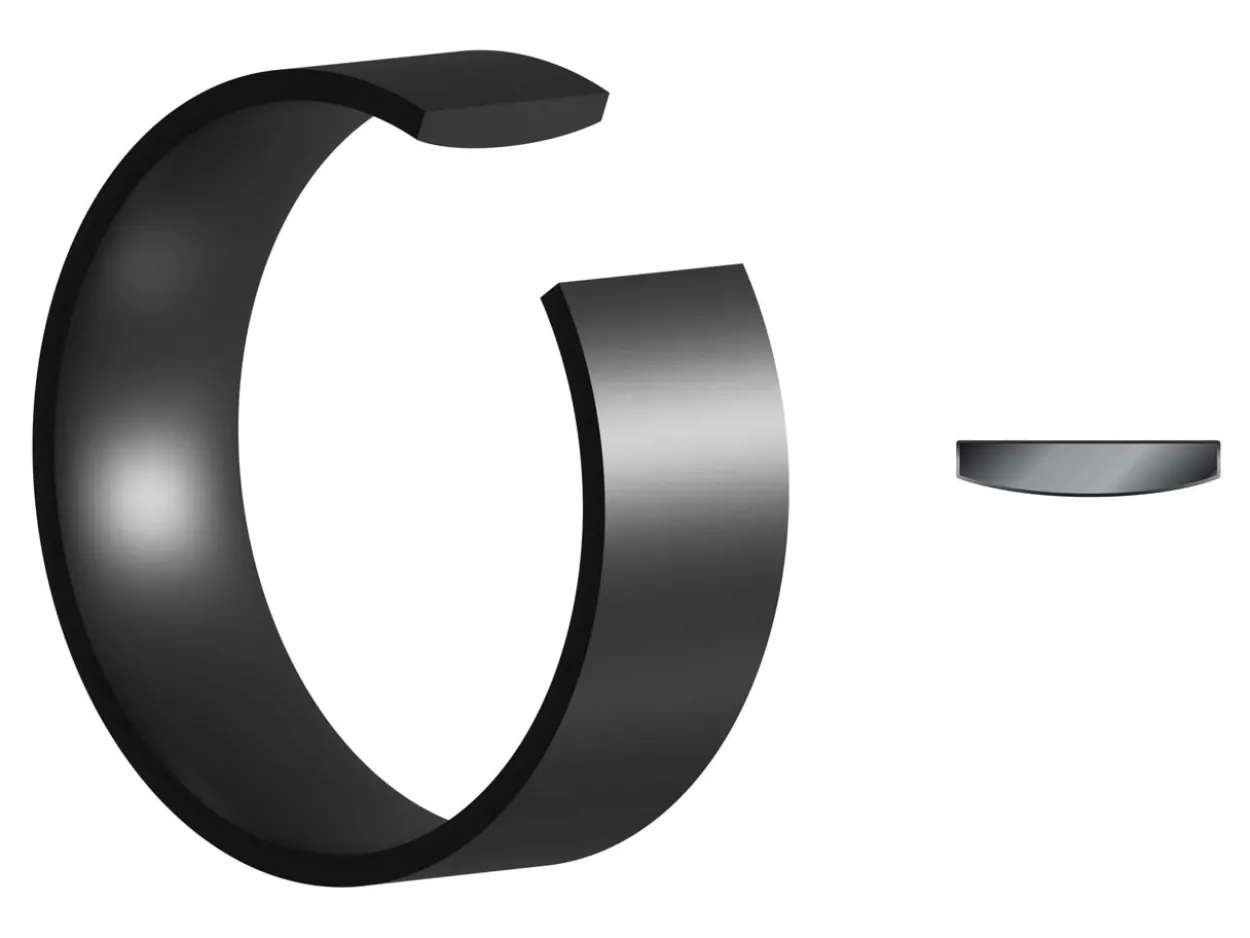 Black Zirconium Flat Court Easy Fit Polished Wedding Ring 4.0mm, Size V, 1.6mm Wall