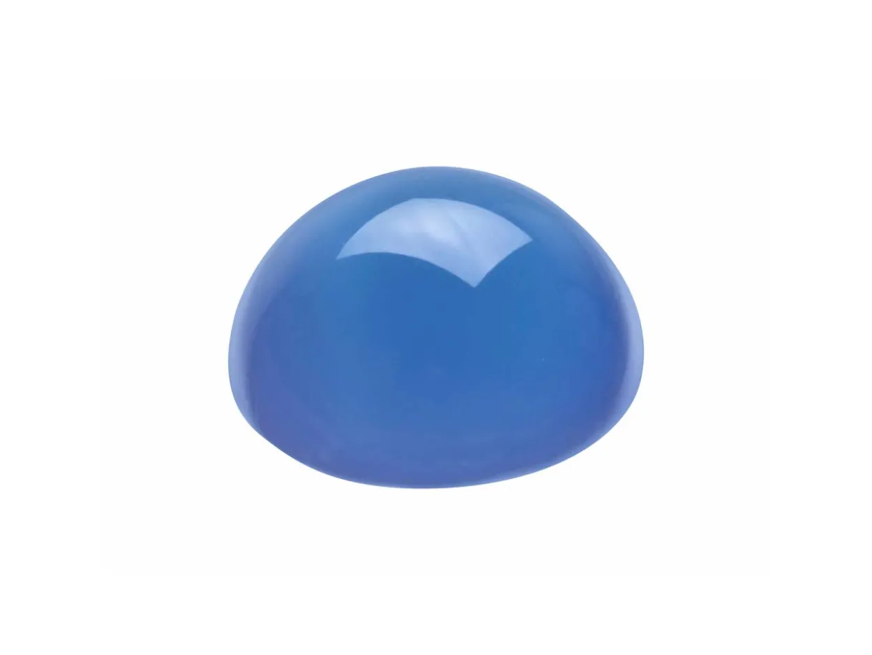 Blue Agate Round Cabochon 10mm