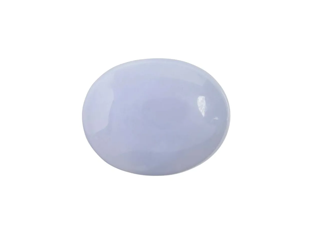 Blue Lace Agate, Oval Cabochon 10x8mm