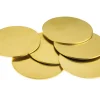 Brass Discs Round Pack of 6, 31.7mm