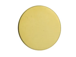 Brass Discs Round Pack of 6, 31.7mm