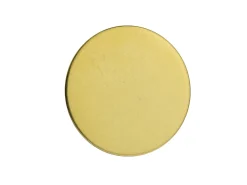 Brass Discs Round Pack of 6, 25mm