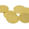 Brass Discs Round Pack of 6, 10mm
