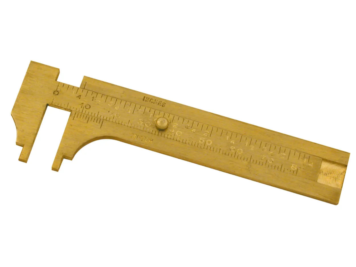 Brass Slide Vernier Gauge 100mm X 0.01mm