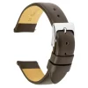 Brown Genuine Calf Leather Watch Strap, 18mm