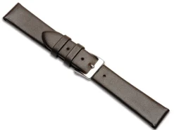 Brown Genuine Calf Leather Watch Strap, 18mm