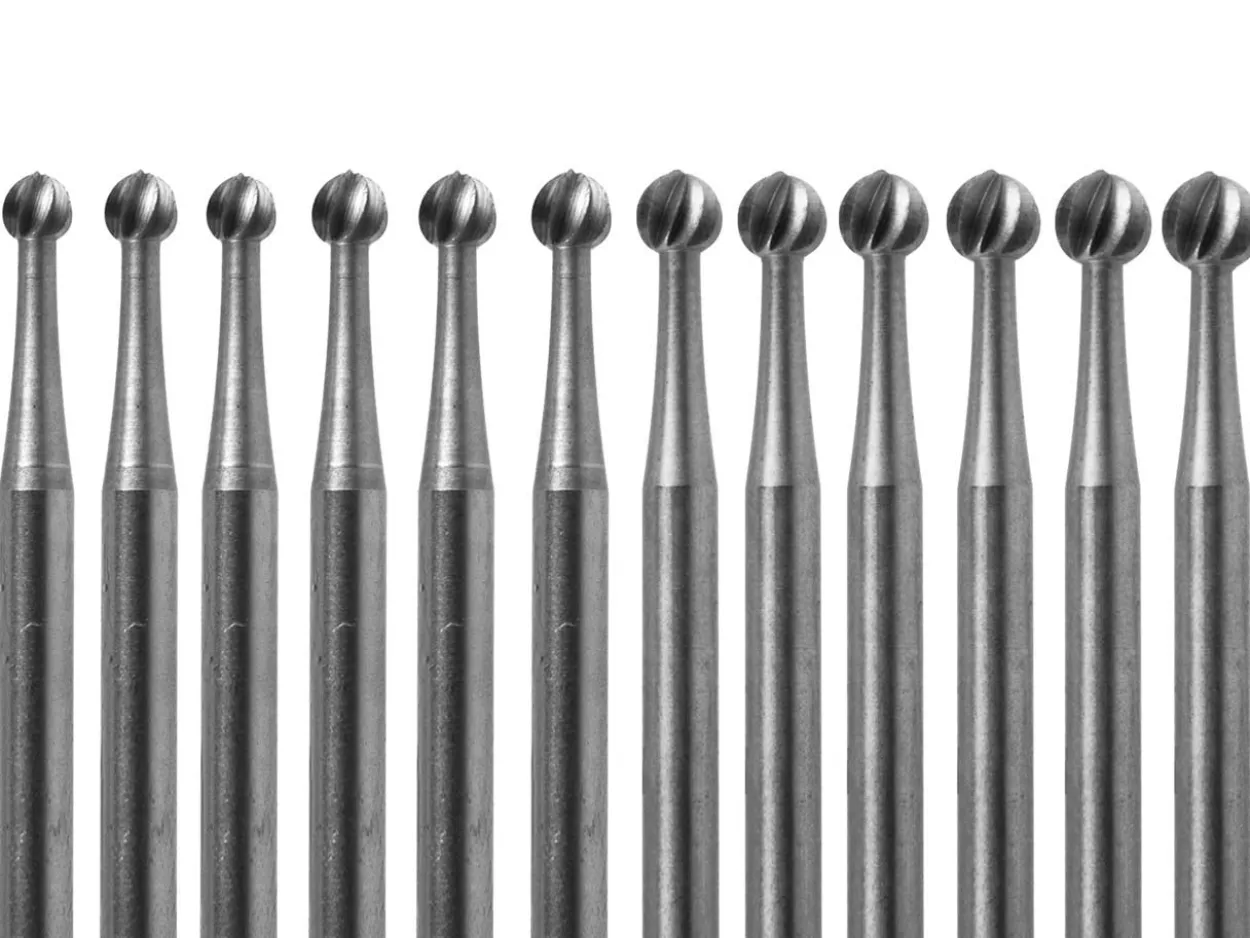Busch Burr 1 Round Set Of 12 Burr Sizes 1.5-2.6