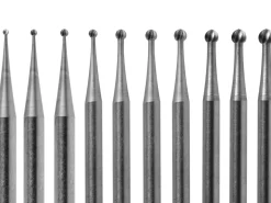 Busch Burr 1 Round Set Of 10 Burr Sizes 4.5-8.5