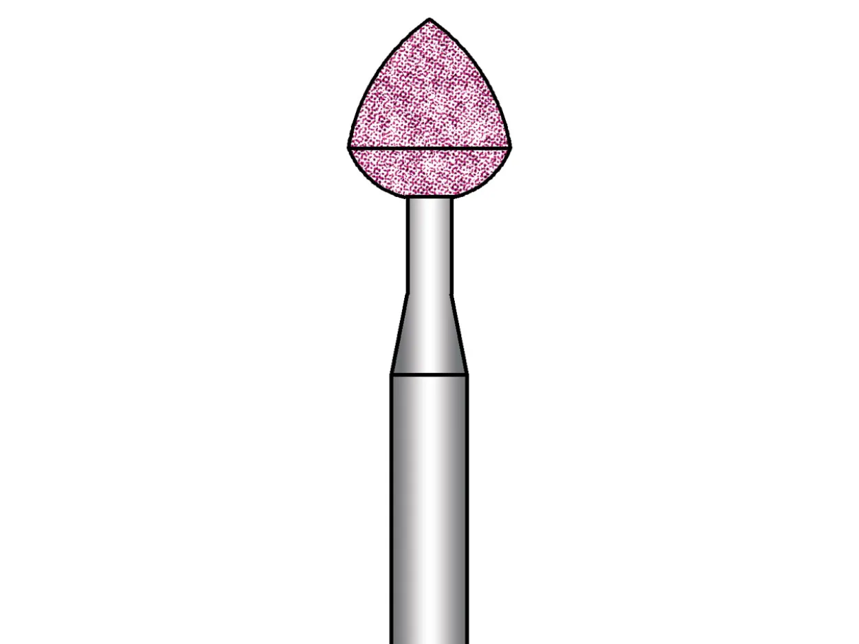 Busch Pink Carborundum Flame Abrasive 65 5.0mm