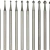Busch Stone Setting No.413 Set Of 10 1mm - 3.25mm