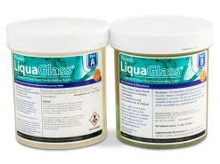 Castaldo LiquaGlass, RTV Liquid Moulding Rubber, Clear, 1kg, Blue/green