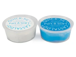 Castaldo QUICK-SIL, RTV Silicon Moulding Putty, Soft And Pliable, 100g, Blue
