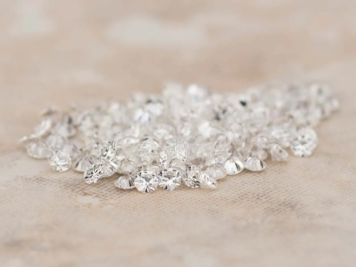 Charles And Colvard Moissanite, Forever One, Round Modified Brilliant, 1.6mm, Colour D - I
