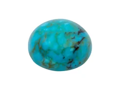 Chinese Turquoise Matrix, Round Cabochon 10mm