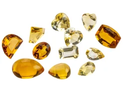 Citrine, Mixed Shapes, Pack of 12